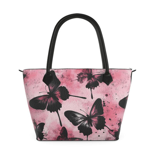 Black Butterflies Handbag