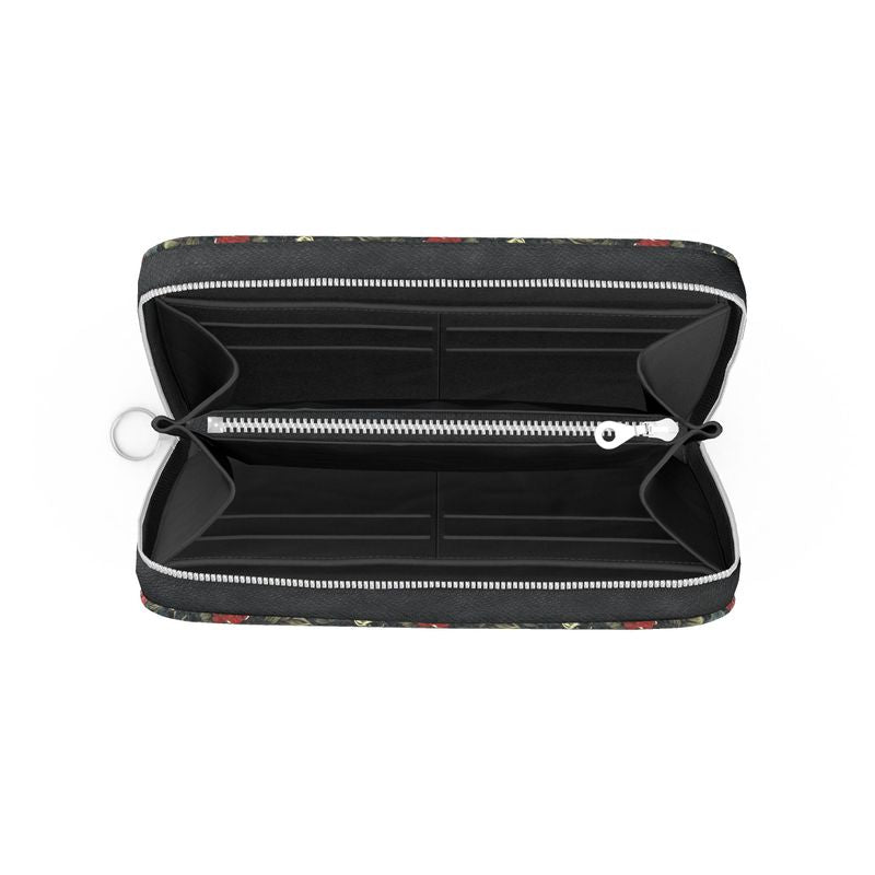 Vintage Rose Leather Wallet