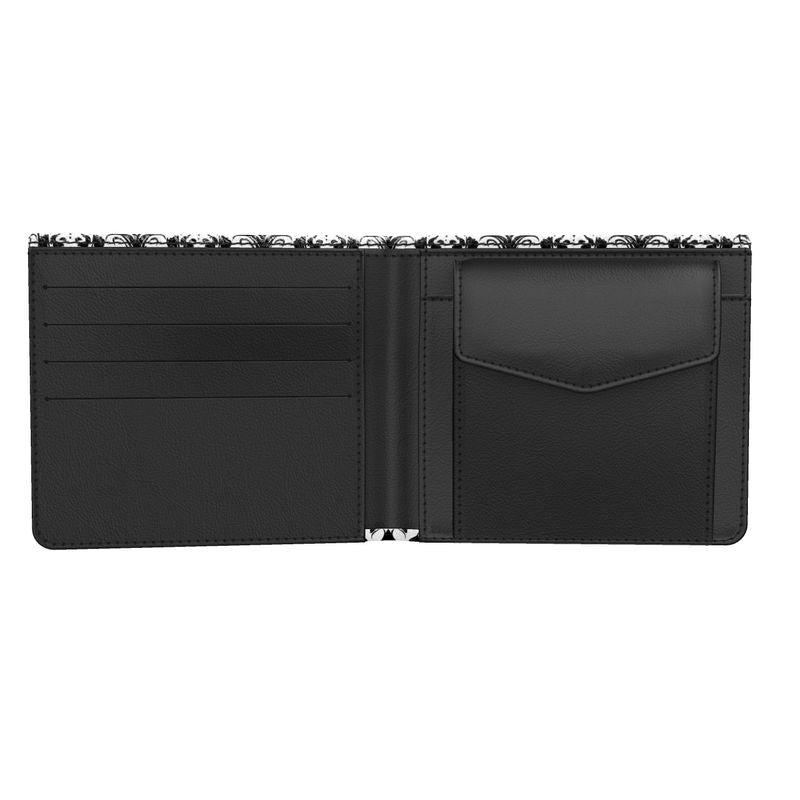 Gothic Feline Men's Genuine Leather Wallet