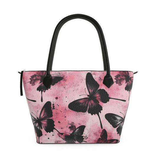 Black Butterflies Handbag
