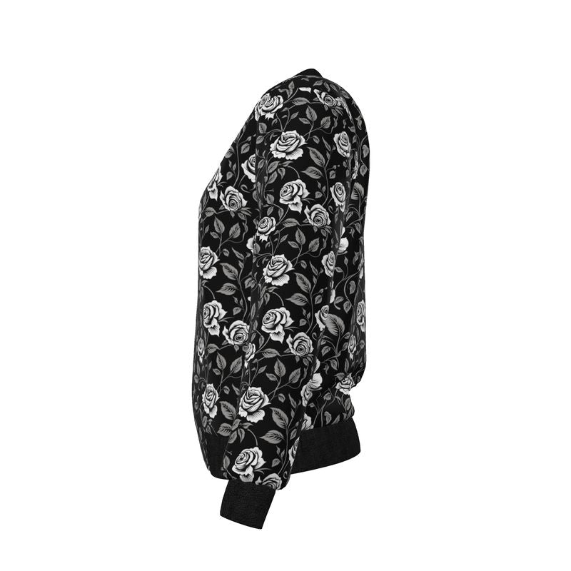 Electric Rose Women's Reversible Silk Bomber Jacket