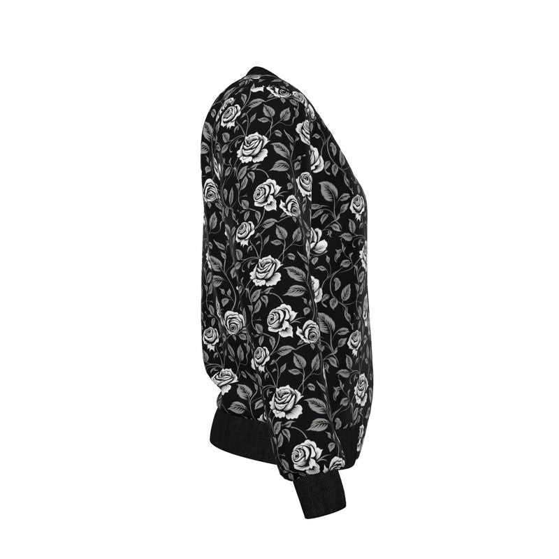 Electric Rose Women's Reversible Silk Bomber Jacket