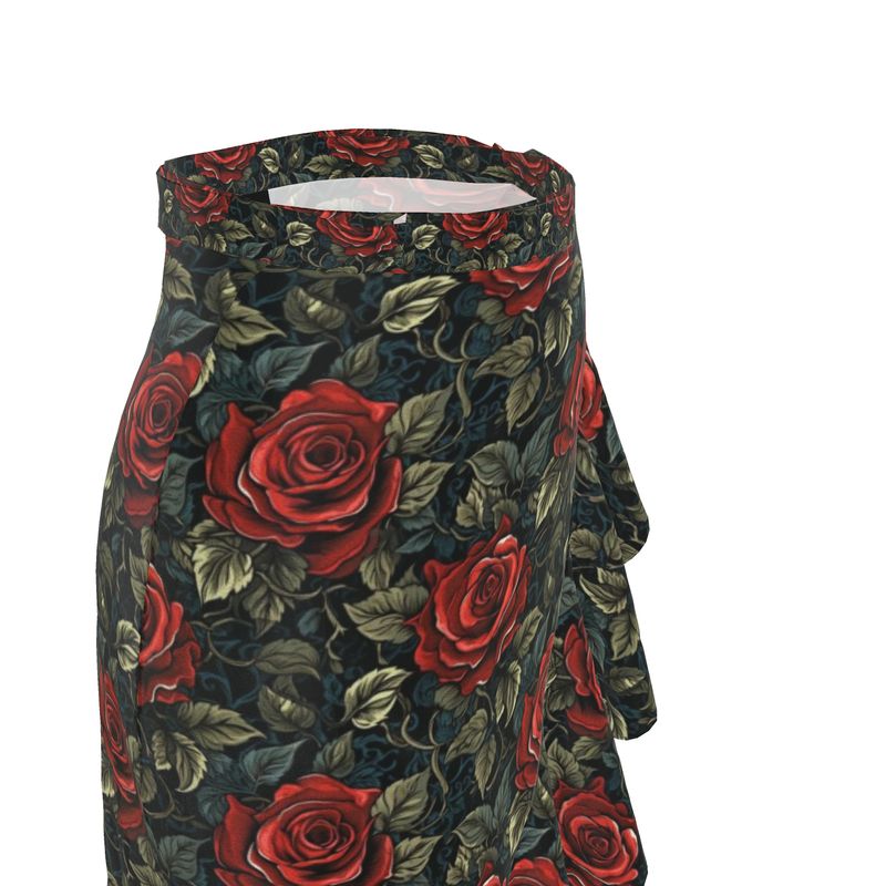 Vintage Rose Flounce Skirt