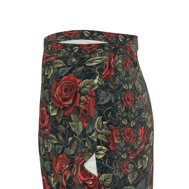 Vintage Rose Flounce Skirt