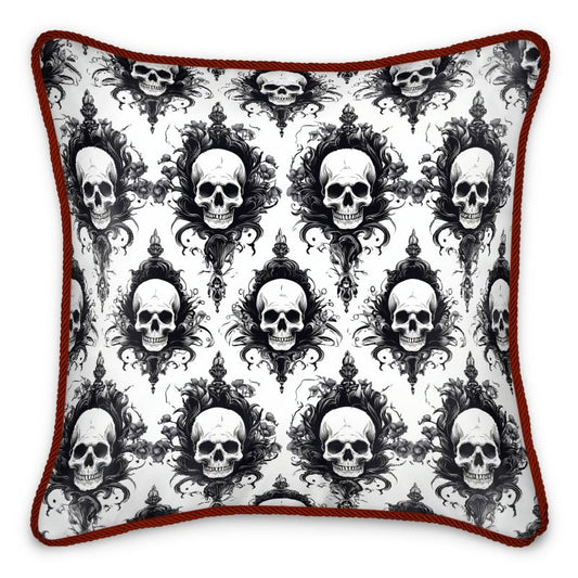 Skull Silk Cushions