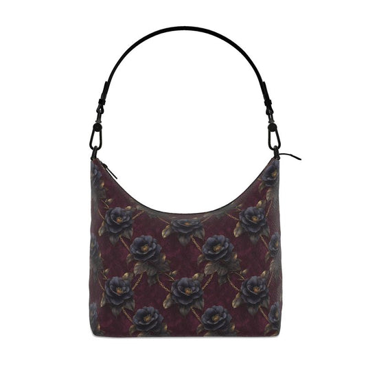 Floral Chain Square Hobo Bag