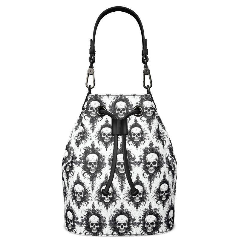 Skulls Bucket Handbag