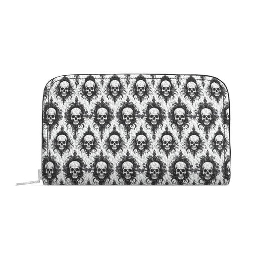 Skulls Leather Wallet