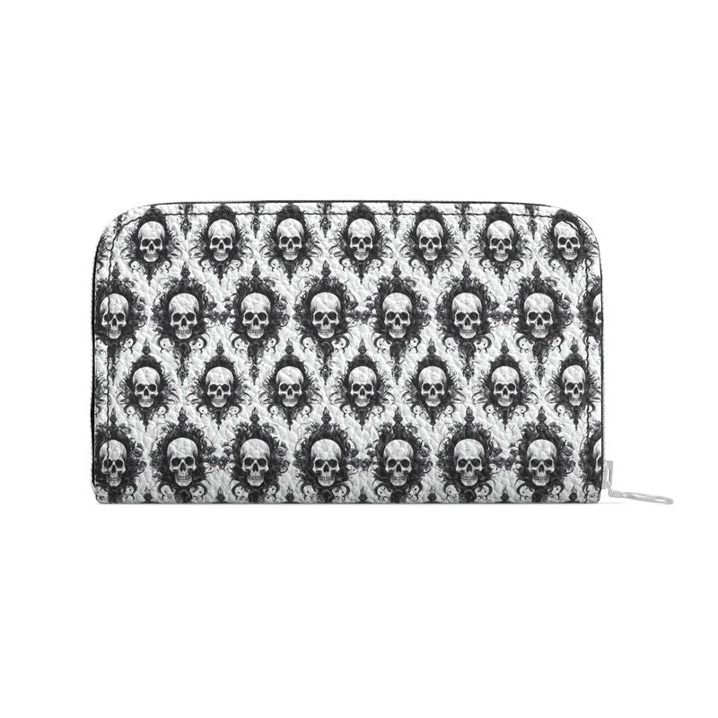 Skulls Leather Wallet