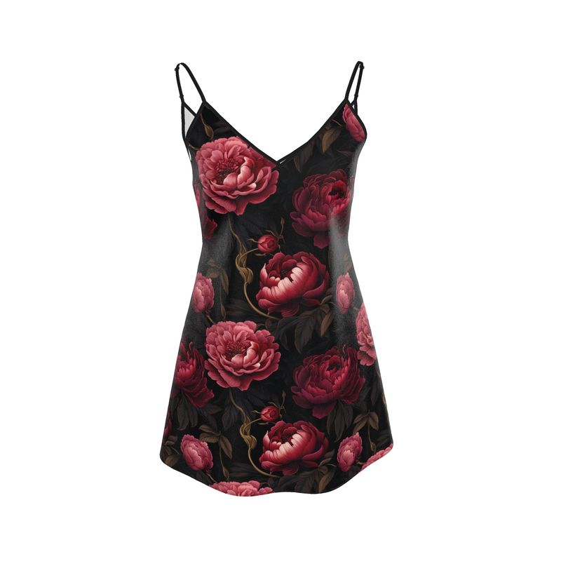 Sexy Mini Floral Slip Dress