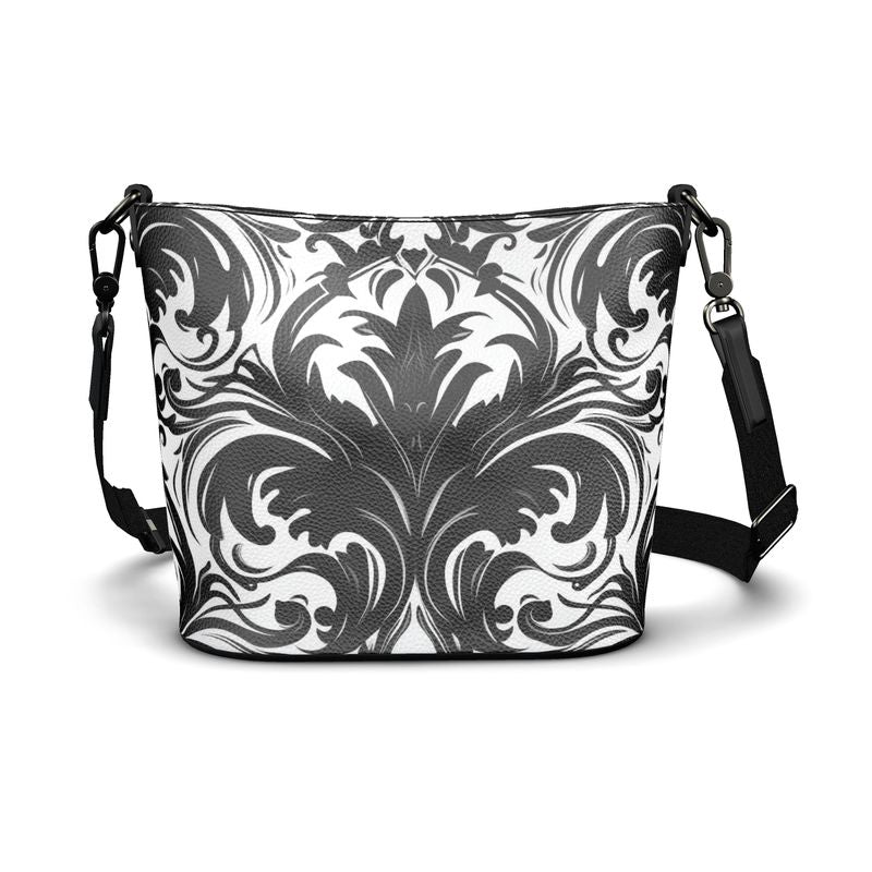 Gothic Leather Bucket Purse