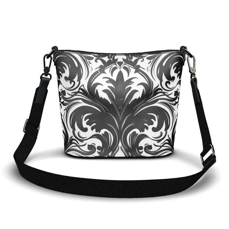 Gothic Leather Bucket Purse