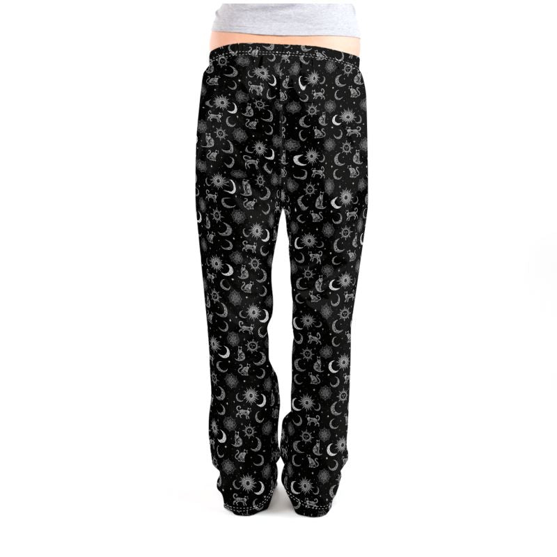 Ladies Celestial Cat Pajama Bottoms