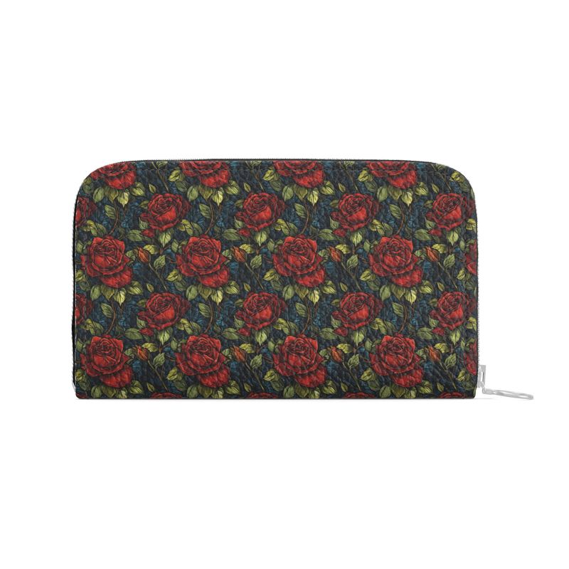 Electric Rose Ladies Genuine Leather Wallet