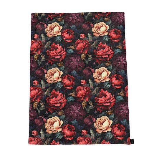 Floral Throw - Soft Velvet