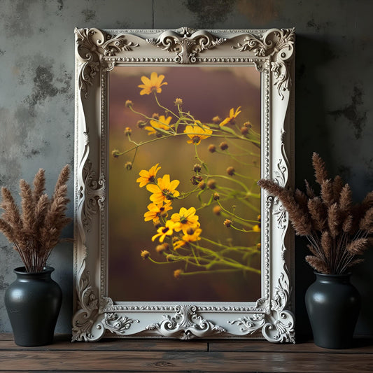 Yellow Daisy Fine Art Print: Nature Photography, Floral Wall Art