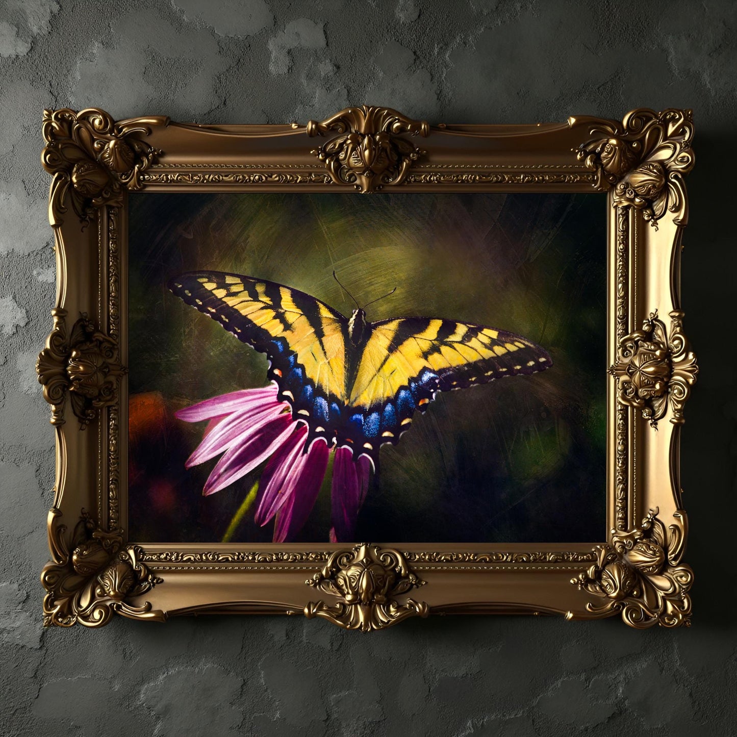 Tiger Swallowtail Butterfly Fine Art Giclee Print: Nature Wall Decor