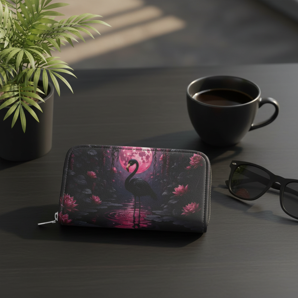 Black Flamingo Wallet Lifestyle 3