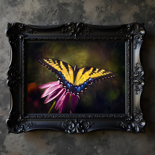 Tiger Swallowtail Butterfly Fine Art Giclee Print: Nature Wall Decor
