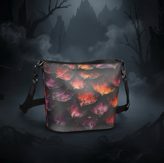 Dragon Scales Bucket Bag Gothic Marketing Photo