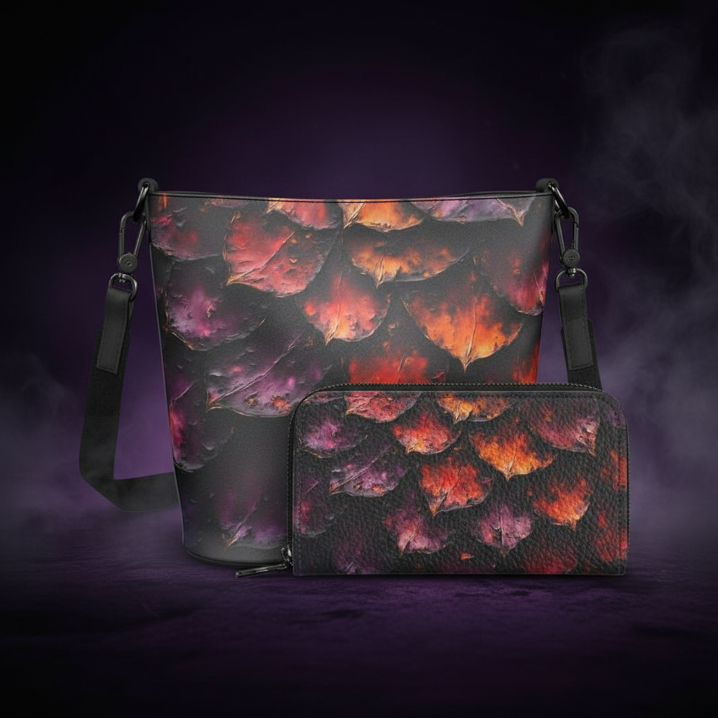Dragon Scales Set - Larger Bucket Bag Photo 2