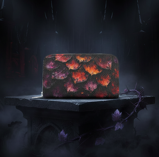 Dragon Scales Zip Wallet Gothic Marketing Photo