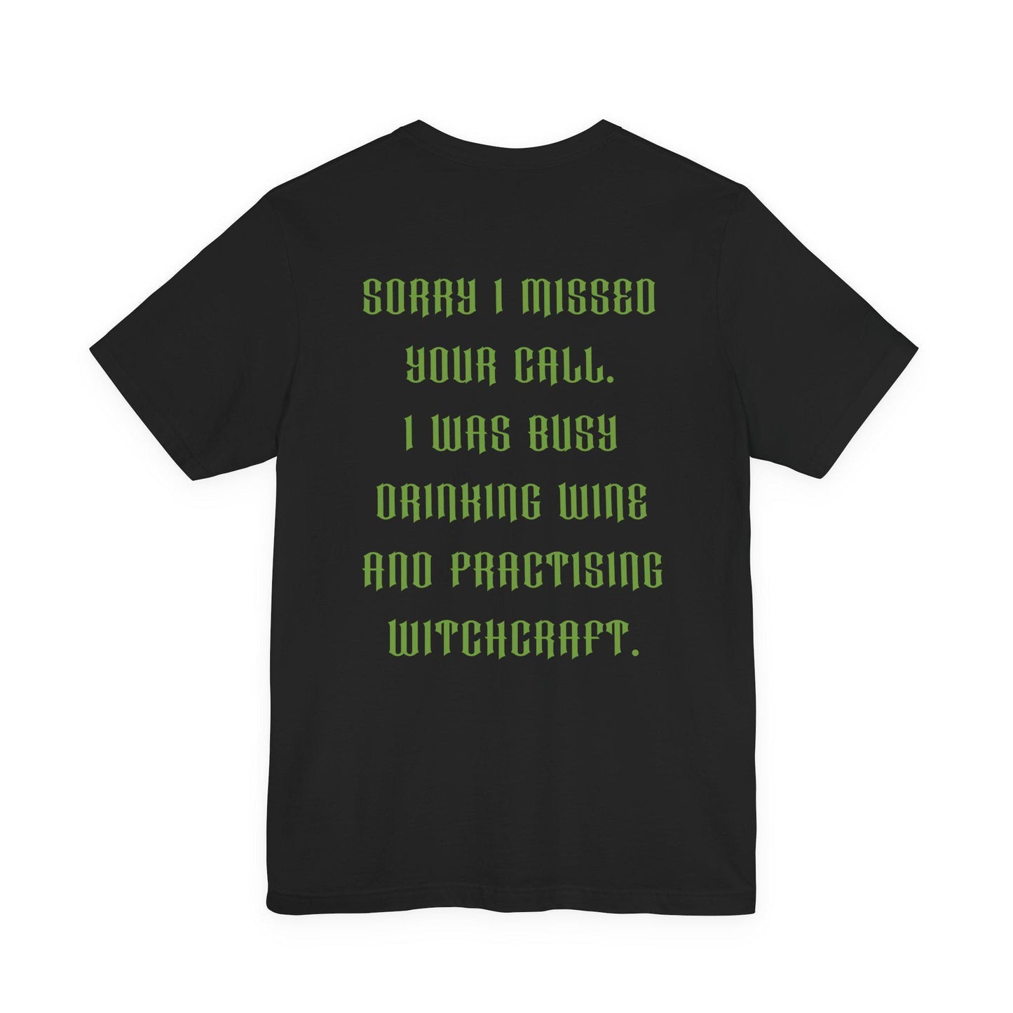 Witch Drinking Wine T-Shirt: Witchcraft Tee