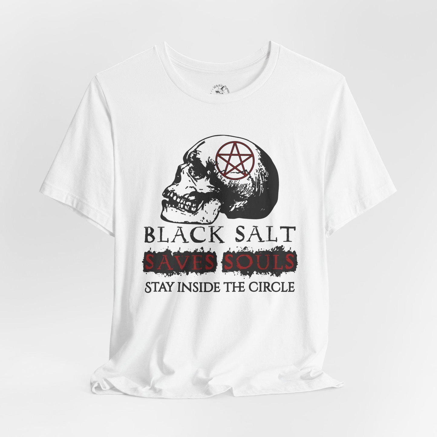 Witchy Skull & Pentacle T-Shirt: Alternative Fashion Tee