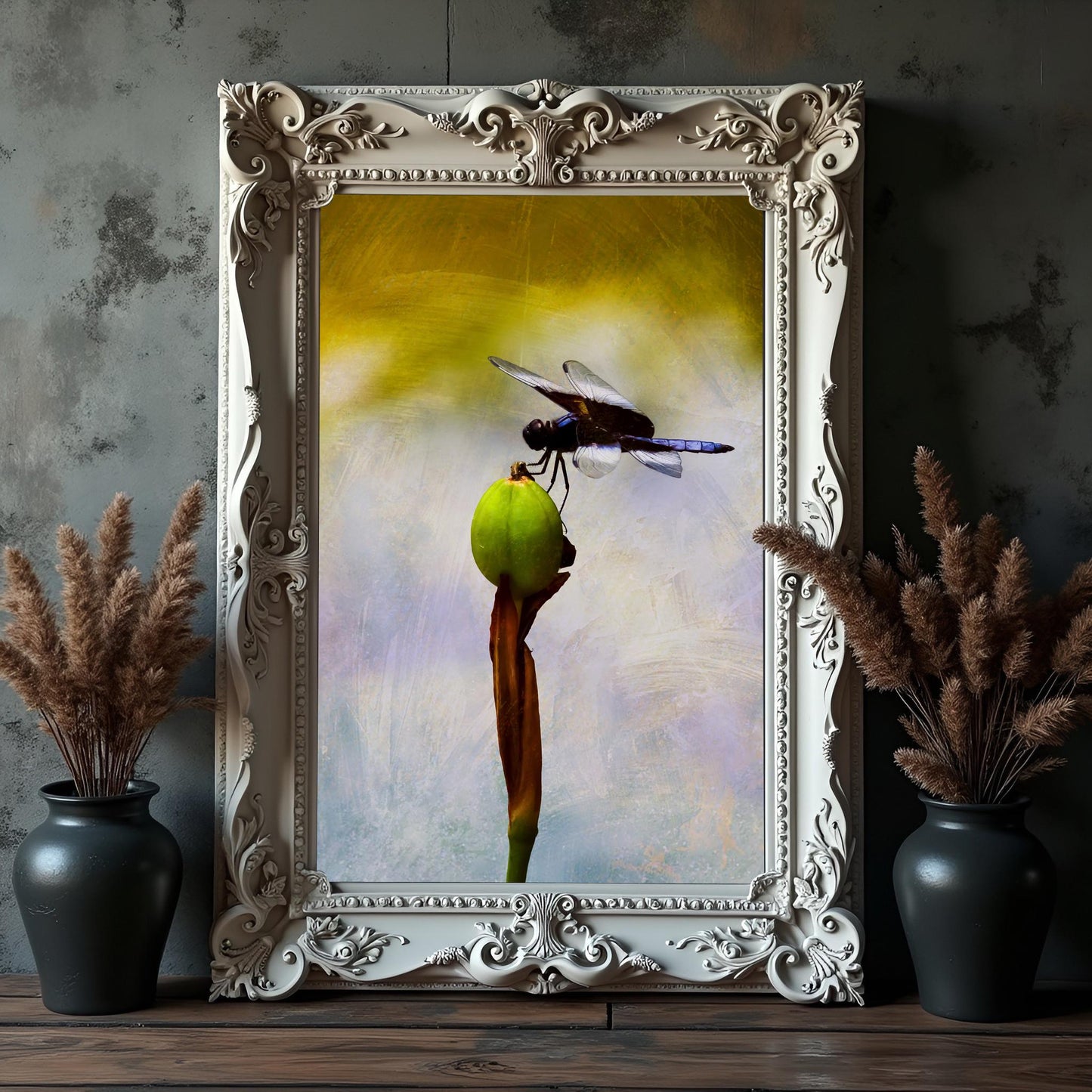 Dragonfly Giclee Print: Fine Art Nature Photography, Elegant Wall Decor