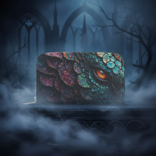 Mystical Blue Dragon Wallet Photo